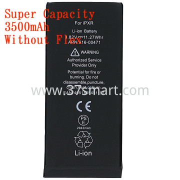 iPhone XR Battery Cell Without Flex Super Capacity 3500mAh OEM