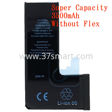 iPhone 11 Pro Battery Cell Without Flex Super Capacity 3500mAh OEM