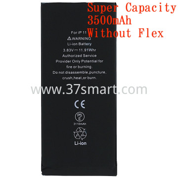 iPhone 11 Battery Cell Without Flex Super Capacity 3500mAh OEM