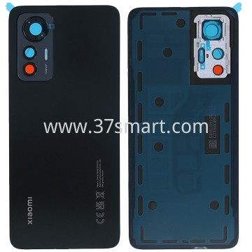 Mi 12 Lite (2203129G) Service Pack Cover Back Schwarz