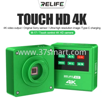 Relife M-17 Touch Control 4K HD Microscope Electronic Camera Blase