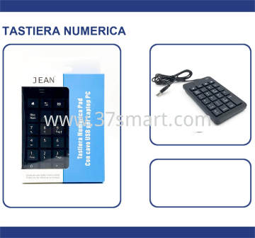 Numeric Pad Keyboard With USB Cable For Computer Blister