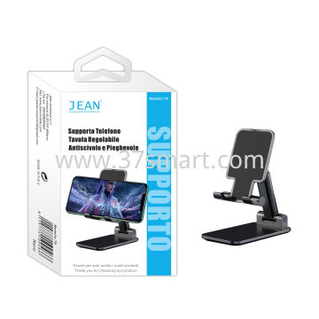Adjustable Non-Slip and Foldable Table Phone Stand T9 Schwarz