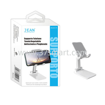 Adjustable Non-Slip and Foldable Table Phone Stand T9 White
