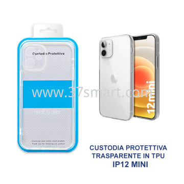 Transparent TPU Protective Case iPhone 12 Mini Blister