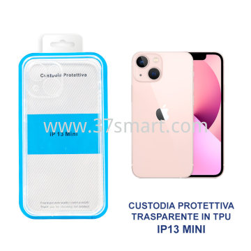Custodia Protettiva Trasparente in TPU iPhone 13 Min Blister