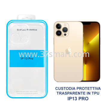 Custodia Protettiva Trasparente in TPU iPhone 13 Pro Blister