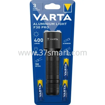 VARTA LED Taschenlampe Aluminium Light 400lm, inkl. 3x Alkaline AAA, Retail Blister Blister