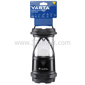 VARTA LED Taschenlampe Indestructible, L30 Pro 450lm, exkl. 6x Batterie Alkaline AA, Retail Blister Blister