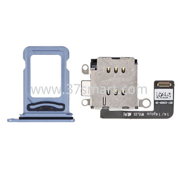 iPhone 14, iPhone 14 Plus SIM Tray+SIM Flex (Version Dual-SIM) Blu