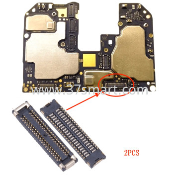 NL-23 Redmi Note 9 Pro 主板上 显示屏排线内联座 2x20Pin 2个装 OEM