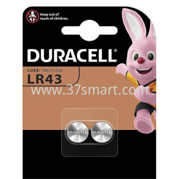 Batterie Alkaline, Knopfzelle, LR43, V12GA, 1.5V Blister