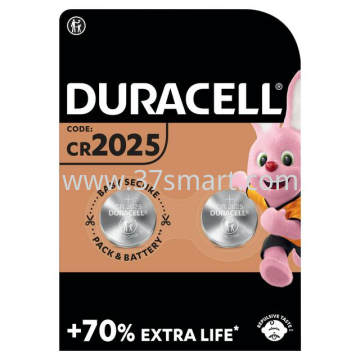 Duracell Batterie Lithium, Knopfzelle, CR2025, 3V 203907 Blase