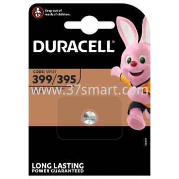 Duracell Batterie Silver Oxide, Knopfzelle, 395/399, SR57, 1.5V(068278) Blister