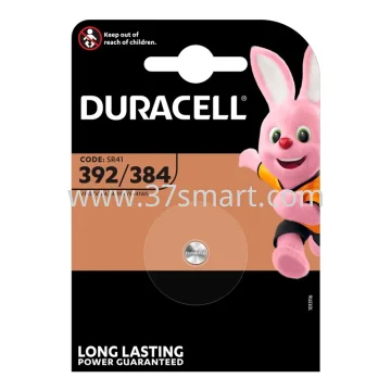 Duracell Batterie Silver Oxide, Knopfzelle, 384/392, SR41, 1.5V(067929) Blase