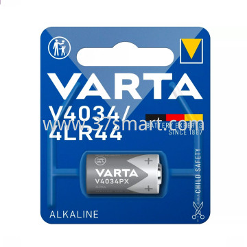 VARTA Batterie V4034PX, 4LR44, 6V Electronics (1-Pack) 04034101401 Blister