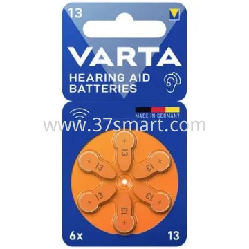 VARTA Batterie Zinc Air, 13, 1.45V (6-Pack) 24606101416 Blister