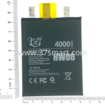 HW06 Universal Battery Cell 4000mAh 85mm*64mm OEM