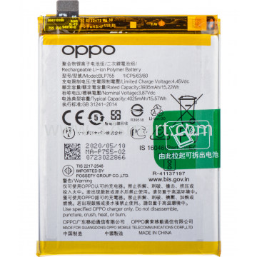 OPPO Find X2 Lite BLP755 4903381 Service Pack Batteria Blister