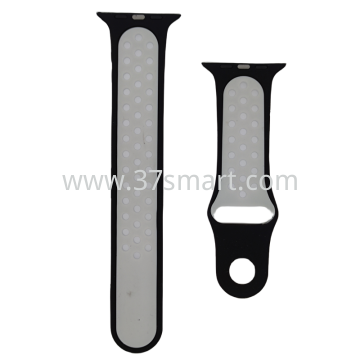 Cinturino Compatibile per Apple Watch Cinturino 42mm 44mm 45mm 49mm Weiß