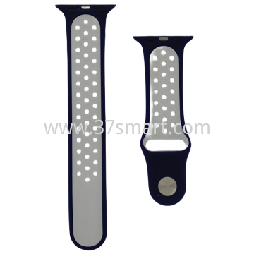 Cinturino Compatibile per Apple Watch Cinturino 42mm 44mm 45mm 49mm Blaues Licht