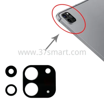 iPad Pro 12.9 2021, iPad Pro 12.9 2022 Vetro Fotocamera Nero