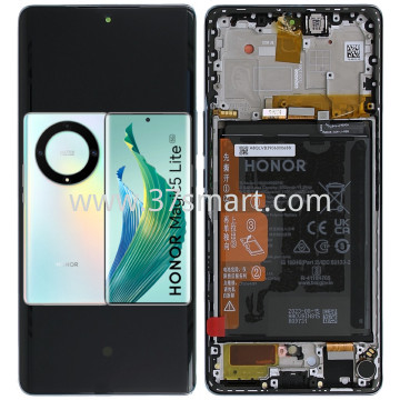 Honor Magic 5 Lite, Honor X9a Service Pack Display Silber