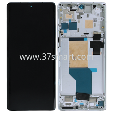 Moto Edge 30 Ultra 5D68C21452 5D68C21260 Service Pack Display+Frame Weiß