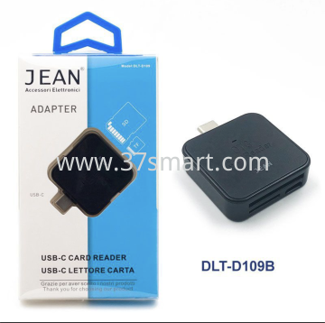 Jean USB C Lettore Carta DLT D109 Nero