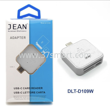 Jean USB C Lettore Carta DLT D109 Grigio