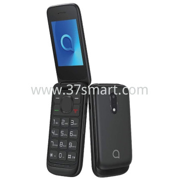 Alcatel 2053X Bluetooth+Camera+GSM 4 Bande Flip Phone (No Italiano) Nero
