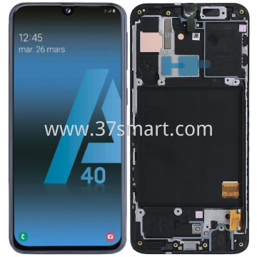 Samsung A40 2019 A405F Compatible TFT Lcd+Touch+Frame Nero