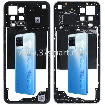Realme 8 4G, Realme 8 Pro Middle Cover+NFC Blue