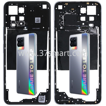 Realme 8 4G, Realme 8 Pro Middle Cover+NFC Argento