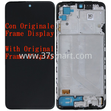 Redmi Note 10 4G, Redmi Note 10S Compatible Oled Lcd+Touch+Frame Black