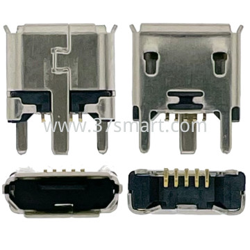 VRT-04 Verticale Micro USB Connettore Bulk