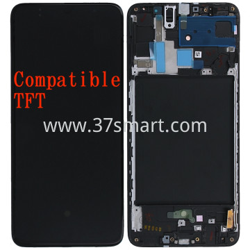 Samsung A70 2019 A705 Compatible TFT Lcd+Touch+Frame Black