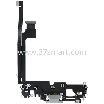 iPhone 12 Pro Max Charging Port Flex Silber