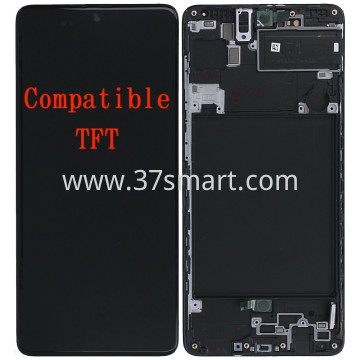 Samsung A71 2020 A715 Compatible TFT Lcd+Touch+Frame Nero