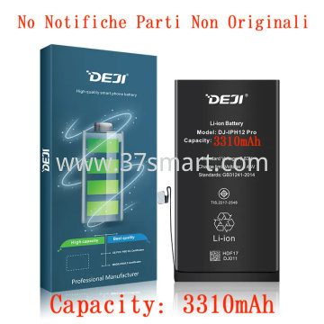 iPhone 12, iPhone 12 Pro DEJI Compatible Battery 3310mAh (No Notifications of No-Original Parts) Bulk