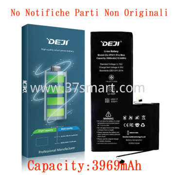 iPhone 11 Pro Max DEJI Compatible Battery 3969mAh (No Notifications of No-Original Parts) Schüttgut