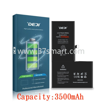 iPhone X DEJI Compatible Batteria 3500mAh Super Capacità Versione Bulk