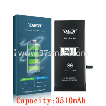 iPhone XR DEJI Compatible Batteria 3510mAh Super Capacità Versione Bulk