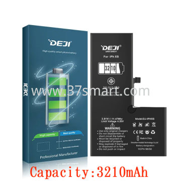 iPhone XS DEJI Compatible Battery 3210mAh Super Capacità Versione Bulk
