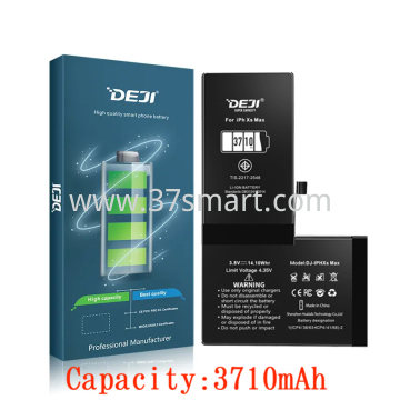 iPhone Xs Max DEJI Compatible Batteria 3710mAh Super Capacità Versione Bulk