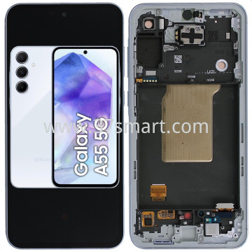 Samsung A55 5G 2024 A556 Service Pack Display (Assembled) Blue