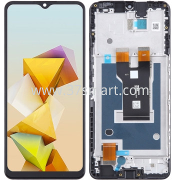 ZTE Blade A73 5G Lcd+Touch+Frame Schwarz
