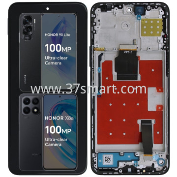 Honor X8a, Honor 90 Lite Lcd+Touch+Frame Schwarz