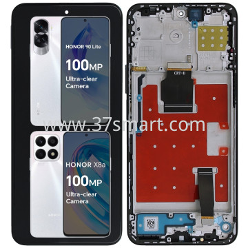 Honor X8a, Honor 90 Lite Lcd+Touch+Frame Bianco