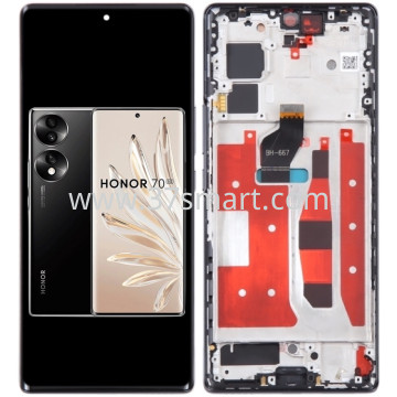 Honor 70 Lcd+Touch+Frame Black